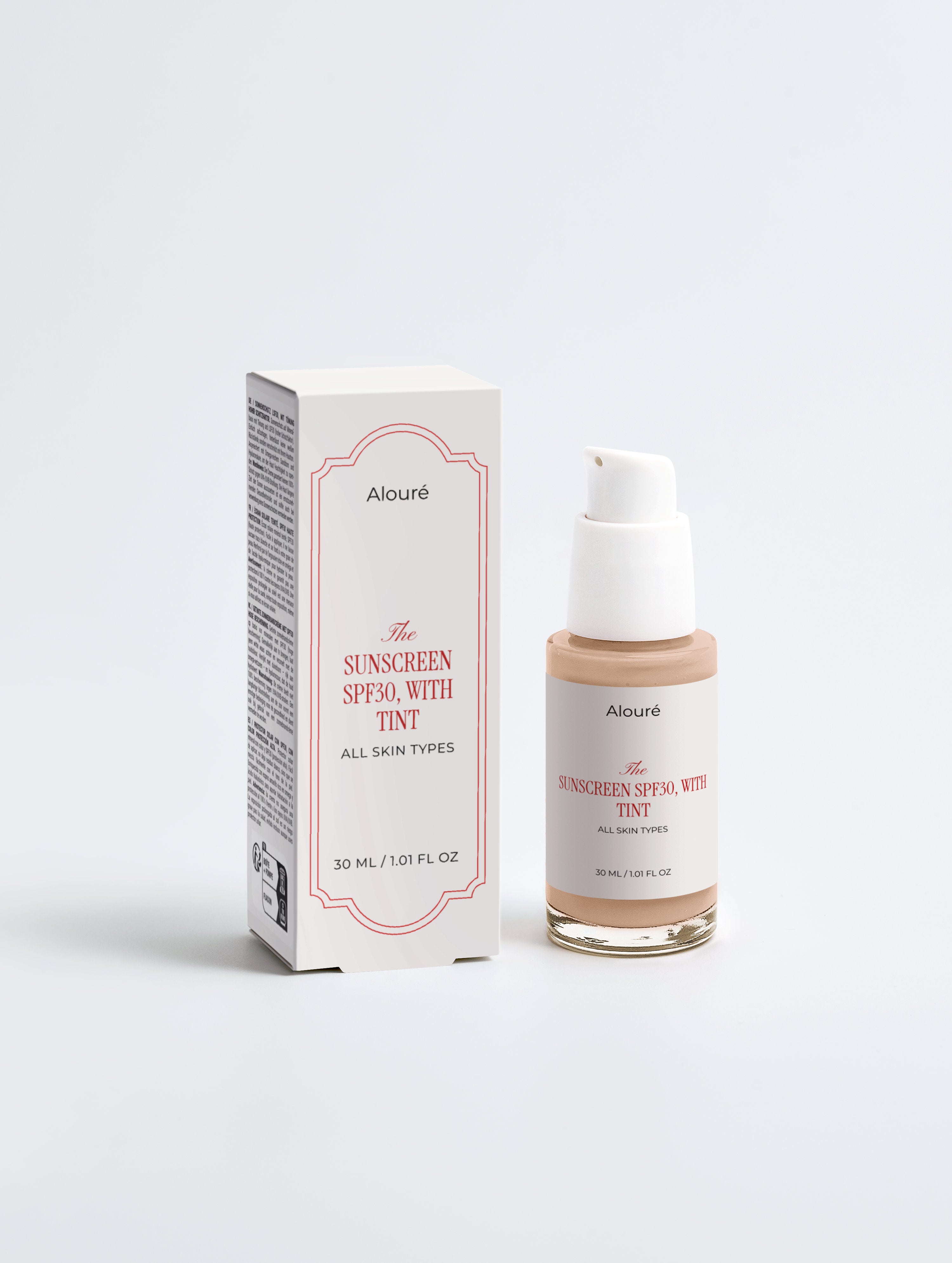 Sunscreen SPF30, with tint